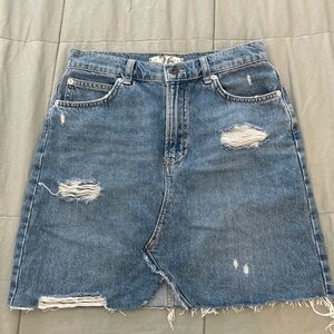 Free People Denim Skirt
